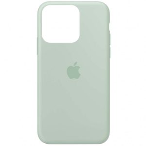 Чохол для iPhone 15 Pro Max Зелений Silicone Case Full Protective