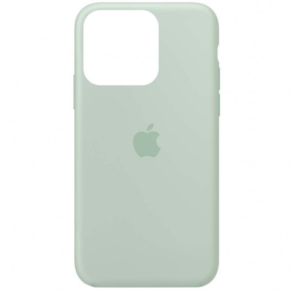Чохол для iPhone 15 Pro Max Зелений Silicone Case Full Protective
