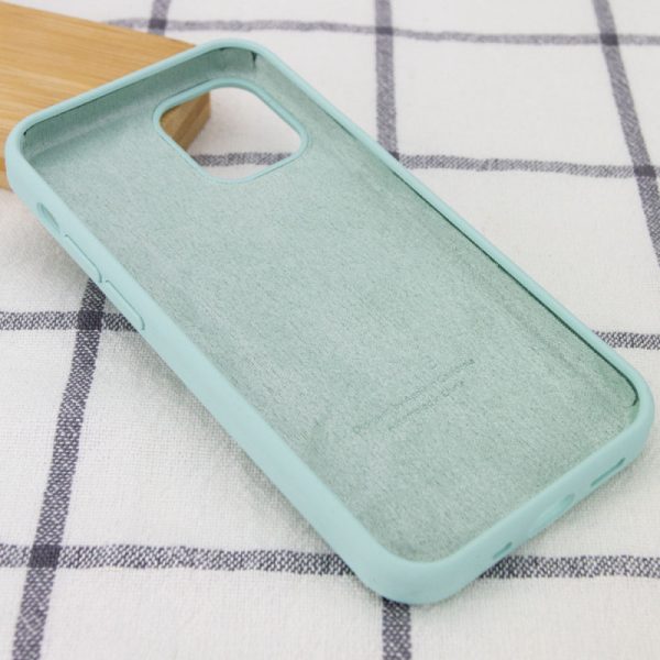 Чохол для iPhone 12 Pro Max Бірюзовий Silicone Case Full Protective - Зображення 3