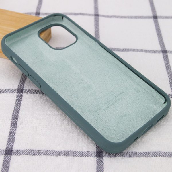 Чохол для iPhone 12 Pro Max Зелений Silicone Case Full Protective - Зображення 3