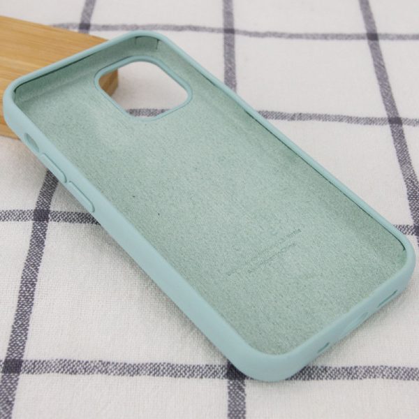 Чохол для iPhone 13 mini Бірюзовий Silicone Case Full Protective - Зображення 3