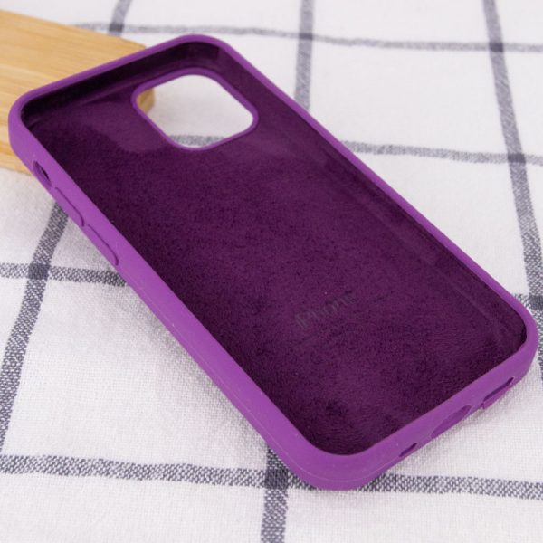 Чохол для iPhone 13 mini Фіолетовий Silicone Case Full Protective - Зображення 3
