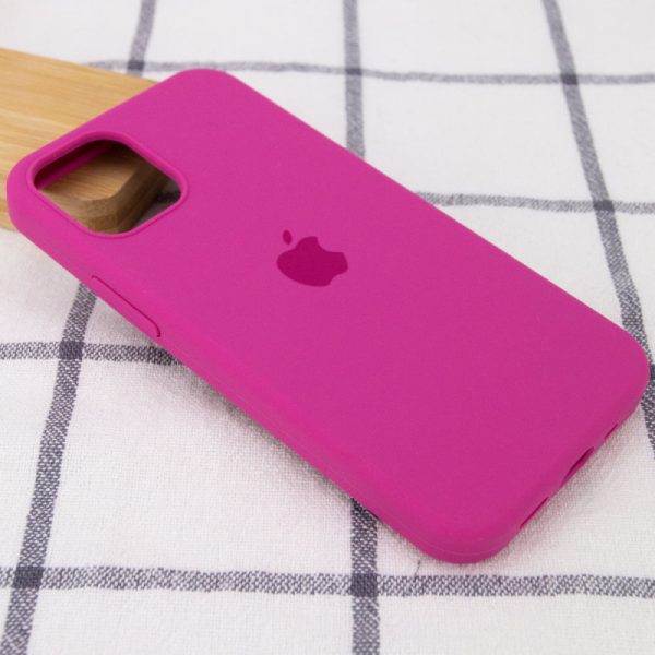Чохол для iPhone 13 mini Малиновий Silicone Case Full Protective - Зображення 2