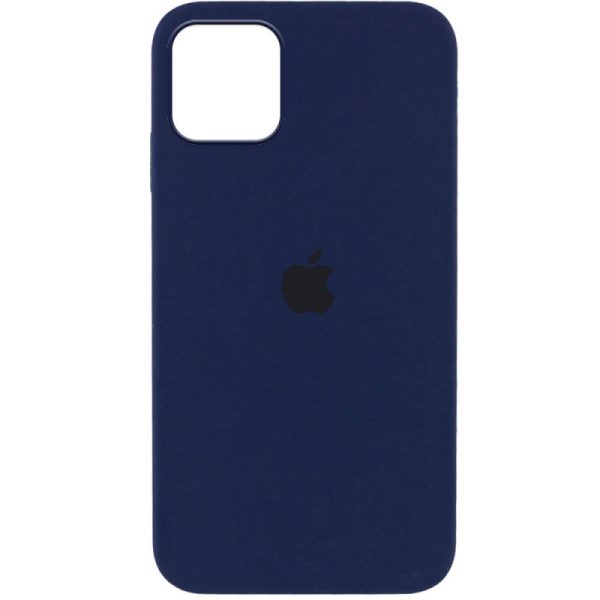 Чохол для iPhone 13 mini Синій Silicone Case Full Protective