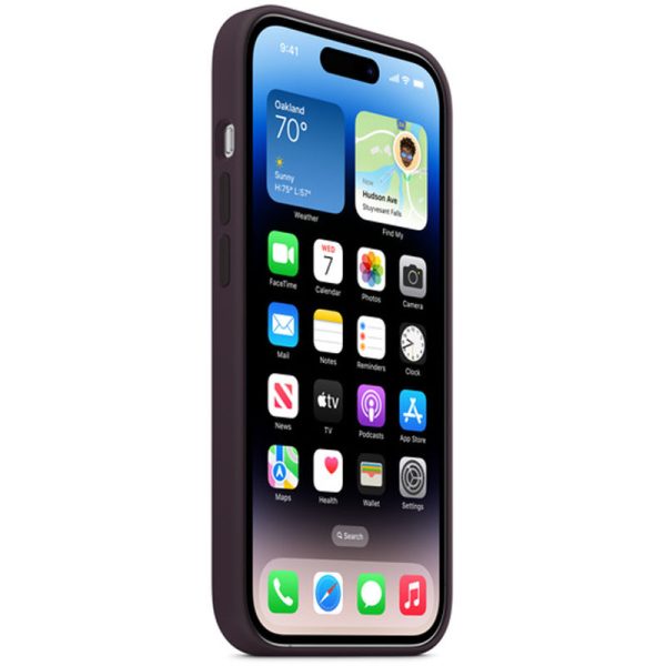 Чохол для iPhone 14 Pro Max Фіолетовий Silicone Case Full Protective - Зображення 2