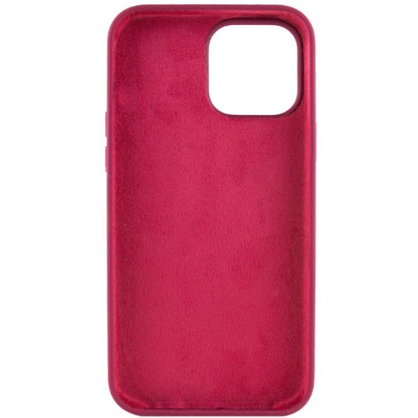 Чохол для iPhone 11 Pro Бордовий Silicone Case Full Protective NO LOGO - Зображення 3