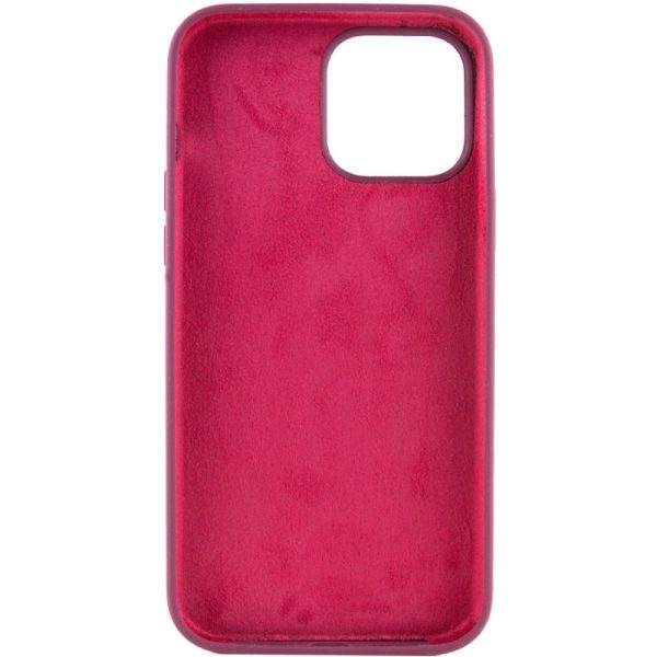 Чохол для iPhone 11 Pro Бордовий Silicone Case Full Protective NO LOGO - Зображення 2