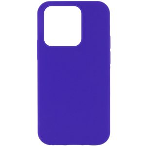 Чохол для iPhone 13 Pro Max Фіолетовий Silicone Case Full Protective NO LOGO