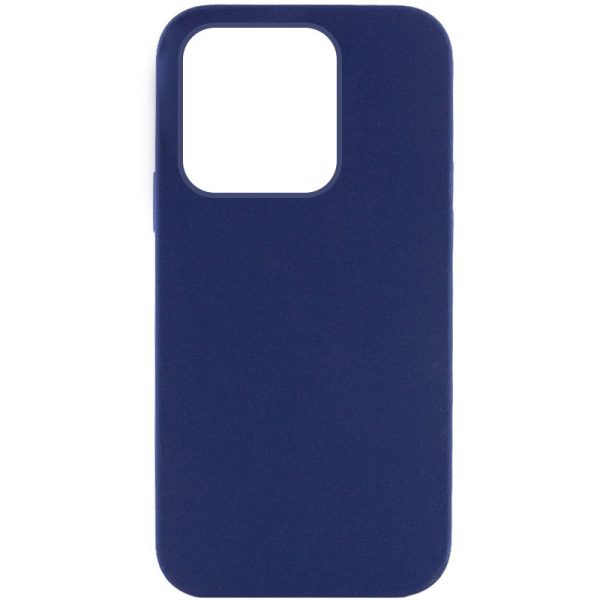 Чохол для iPhone 13 Pro Max Синій Silicone Case Full Protective NO LOGO