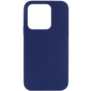 Чохол для iPhone 14 Pro Max Синій Silicone Case Full Protective NO LOGO