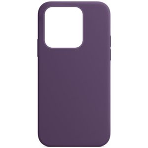 Чохол для iPhone 15 Pro Max Фіолетовий Silicone Case Full Protective NO LOGO
