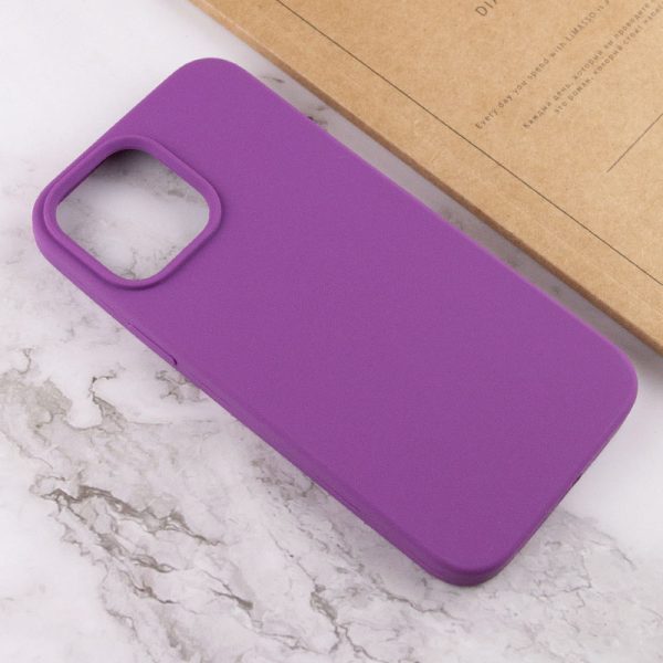 Чохол для iPhone 15 Pro Max Фіолетовий Silicone Case Full Protective NO LOGO - Зображення 3