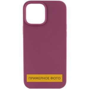 Чохол для iPhone 16 Бордовий Silicone Case Full Protective NO LOGO