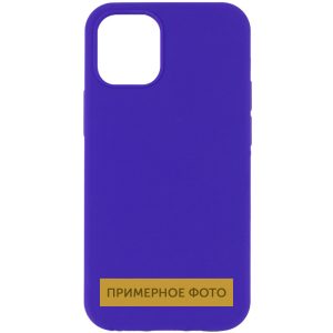 Чохол для iPhone 16 Фіолетовий Silicone Case Full Protective NO LOGO