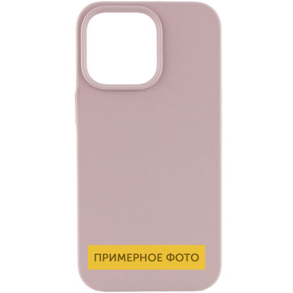 Чохол для iPhone 16 Сірий Silicone Case Full Protective NO LOGO