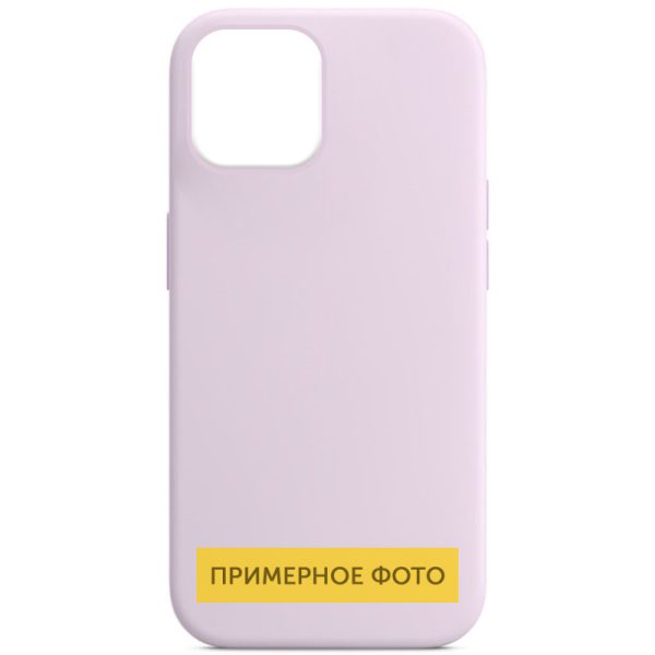 Чохол для iPhone 16 Бузковий Silicone Case Full Protective NO LOGO