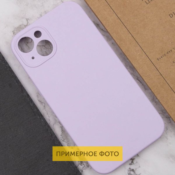 Чохол для iPhone 16 Бузковий Silicone Case Full Protective NO LOGO - Зображення 5