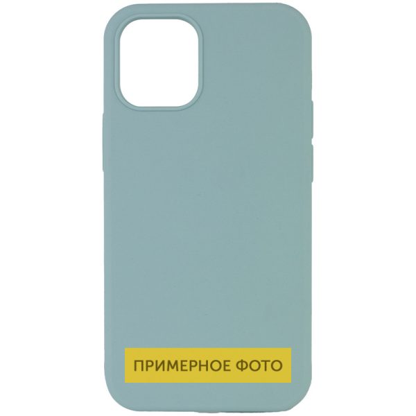 Чохол для iPhone 16 Plus Бірюзовий Silicone Case Full Protective NO LOGO