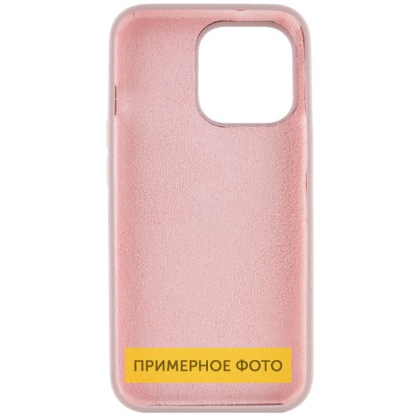 Чохол для iPhone 16 Plus Сірий Silicone Case Full Protective NO LOGO - Зображення 2