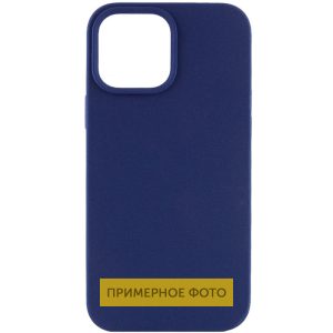 Чохол для iPhone 16 Plus Синій Silicone Case Full Protective NO LOGO