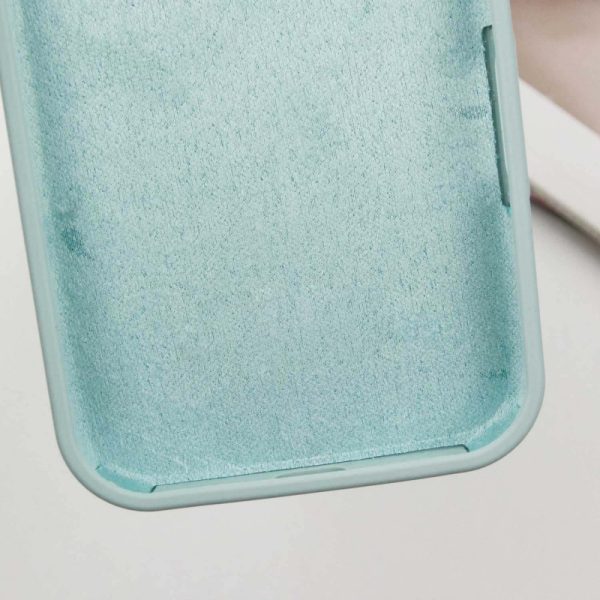 Чохол для iPhone 16 Pro Бірюзовий Silicone Case Full Protective NO LOGO - Зображення 5