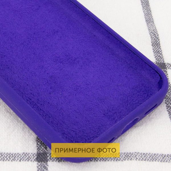 Чохол для iPhone 16 Pro Фіолетовий Silicone Case Full Protective NO LOGO - Зображення 3