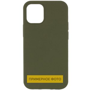 Чохол для iPhone 16 Pro Зелений Silicone Case Full Protective NO LOGO