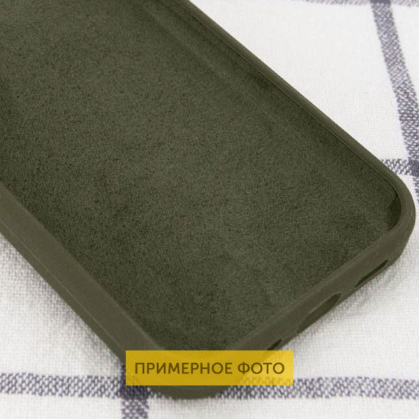 Чохол для iPhone 16 Pro Зелений Silicone Case Full Protective NO LOGO - Зображення 2