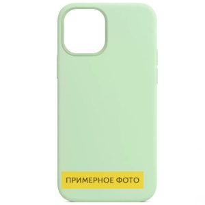 Чохол для iPhone 16 Pro Зелений Silicone Case Full Protective NO LOGO