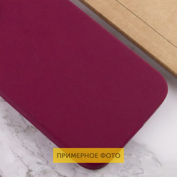 Чохол для iPhone 16 Pro Max Бордовий Silicone Case Full Protective NO LOGO - Зображення 2