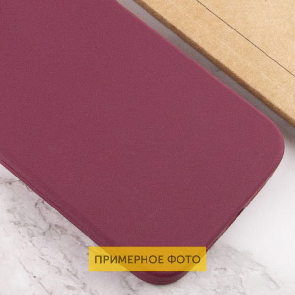 Чохол для iPhone 16 Pro Max Бордовий Silicone Case Full Protective NO LOGO - Зображення 3