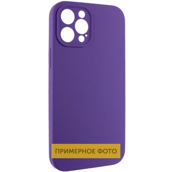 Чохол для iPhone 16 Pro Max Фіолетовий Silicone Case Full Protective NO LOGO - Зображення 2