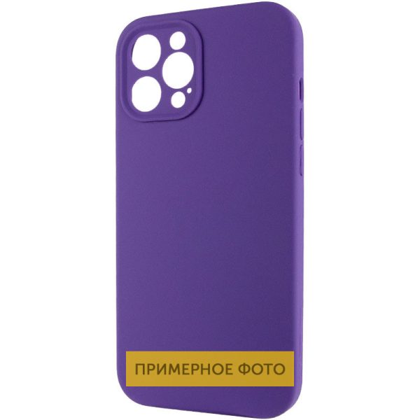 Чохол для iPhone 16 Pro Max Фіолетовий Silicone Case Full Protective NO LOGO - Зображення 3