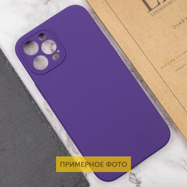 Чохол для iPhone 16 Pro Max Фіолетовий Silicone Case Full Protective NO LOGO - Зображення 5