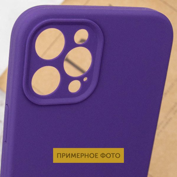 Чохол для iPhone 16 Pro Max Фіолетовий Silicone Case Full Protective NO LOGO - Зображення 6