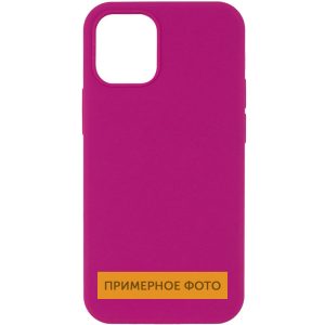 Чохол для iPhone 16 Pro Max Малиновий Silicone Case Full Protective NO LOGO