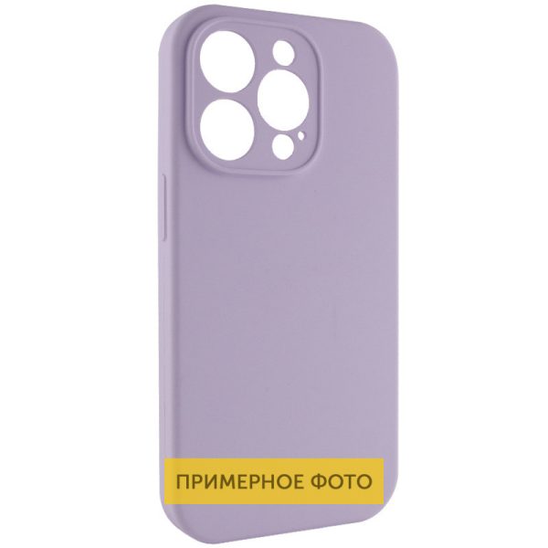 Чохол для iPhone 16 Pro Max Бузковий Silicone Case Full Protective NO LOGO - Зображення 2
