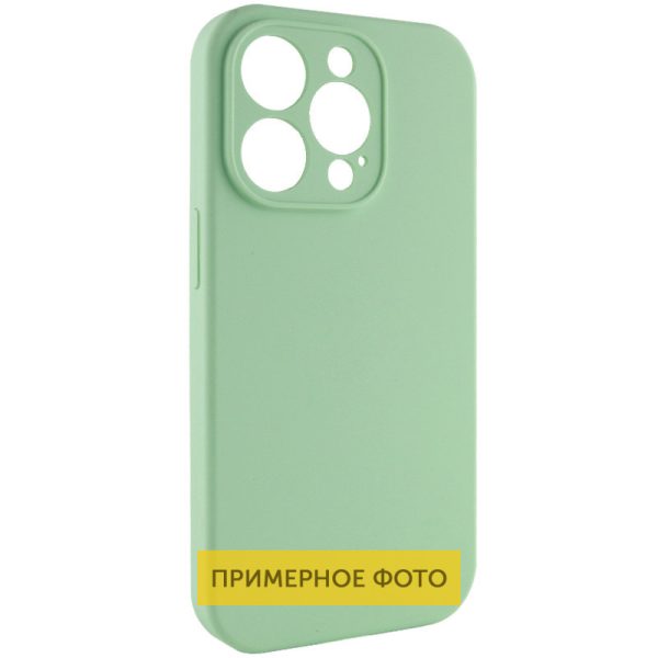 Чохол для iPhone 16 Pro Max Зелений Silicone Case Full Protective NO LOGO - Зображення 2