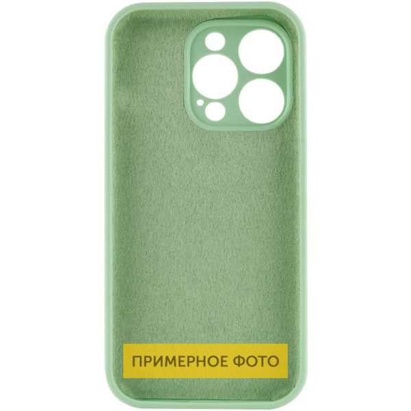 Чохол для iPhone 16 Pro Max Зелений Silicone Case Full Protective NO LOGO - Зображення 4