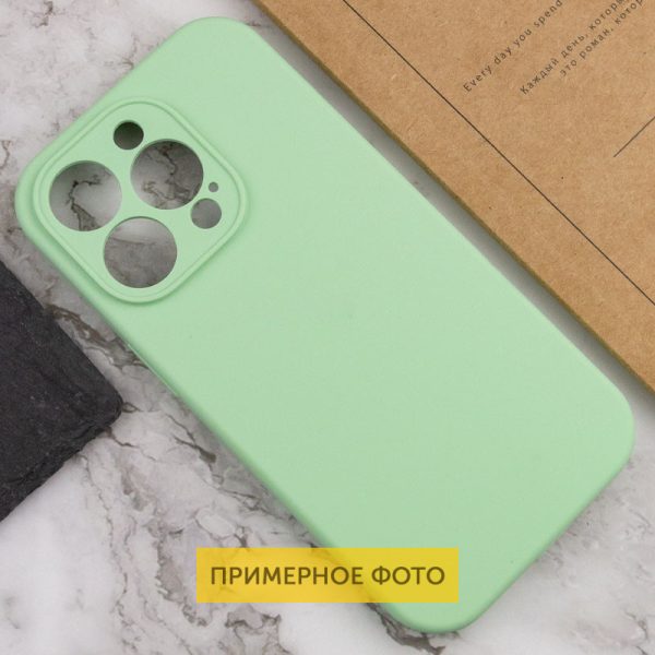 Чохол для iPhone 16 Pro Max Зелений Silicone Case Full Protective NO LOGO - Зображення 5