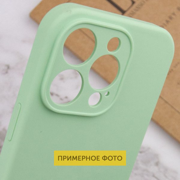 Чохол для iPhone 16 Pro Max Зелений Silicone Case Full Protective NO LOGO - Зображення 6