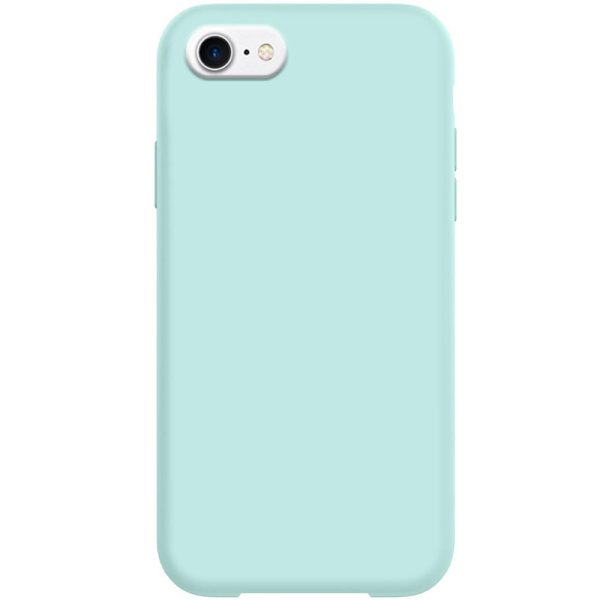 Чохол для iPhone 6/6s Бірюзовий Silicone Case Full Protective NO LOGO