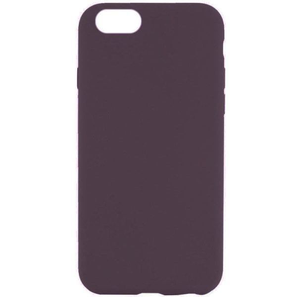 Чохол для iPhone 6/6s Фіолетовий Silicone Case Full Protective NO LOGO
