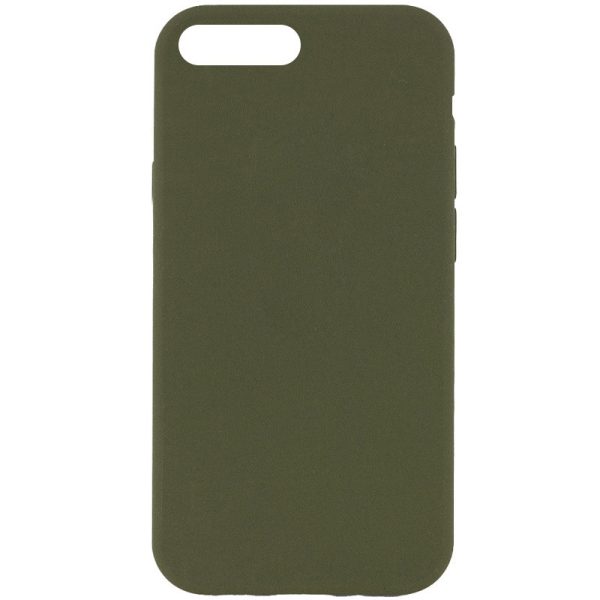 Чохол для iPhone 7 plus / 8 plus Зелений Silicone Case Full Protective NO LOGO