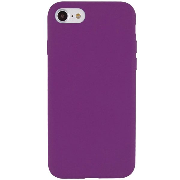 Чохол для iPhone SE (2020) Фіолетовий Silicone Case Full Protective NO LOGO