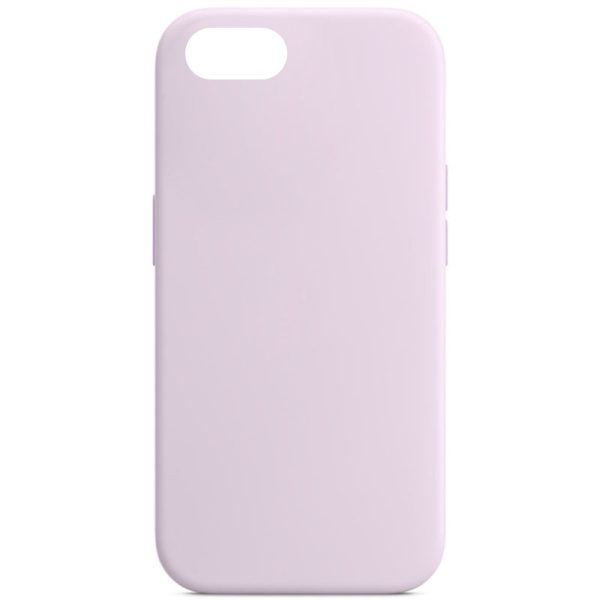 Чохол для iPhone SE (2020) Бузковий Silicone Case Full Protective NO LOGO