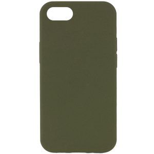 Чохол для iPhone SE (2020) Зелений Silicone Case Full Protective NO LOGO