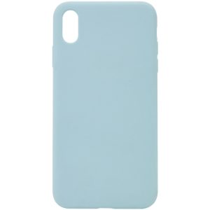 Чохол для iPhone X / XS Бірюзовий Silicone Case Full Protective NO LOGO
