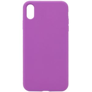 Чохол для iPhone X / XS Фіолетовий Silicone Case Full Protective NO LOGO
