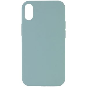 Чохол для iPhone XR Бірюзовий Silicone Case Full Protective NO LOGO
